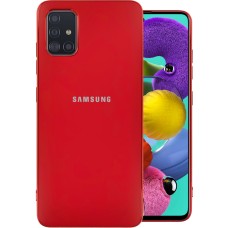 Силикон Zefir Matte Case Samsung Galaxy A51 (2020) (Красный)