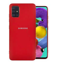 Силикон Zefir Matte Case Samsung Galaxy A51 (2020) (Красный)