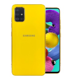 Силикон Zefir Matte Case Samsung Galaxy A51 (2020) (Жёлтый)