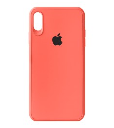 Силикон Junket Cace Apple iPhone XS Max (Светло-красный)