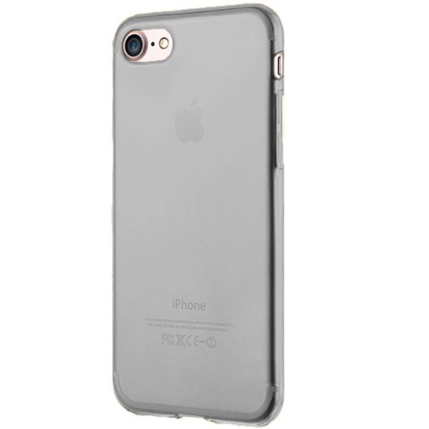 Силиконовый чехол QU Case Apple iPhone 7 / 8 (Серый)