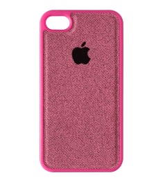 Силикон Textile Apple iPhone 4 / 4s (Розовый)