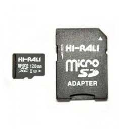 Карта памяти Hi-Rali MicroSDXC 128GB (UHS-3) (Class 10) + SD Adapter