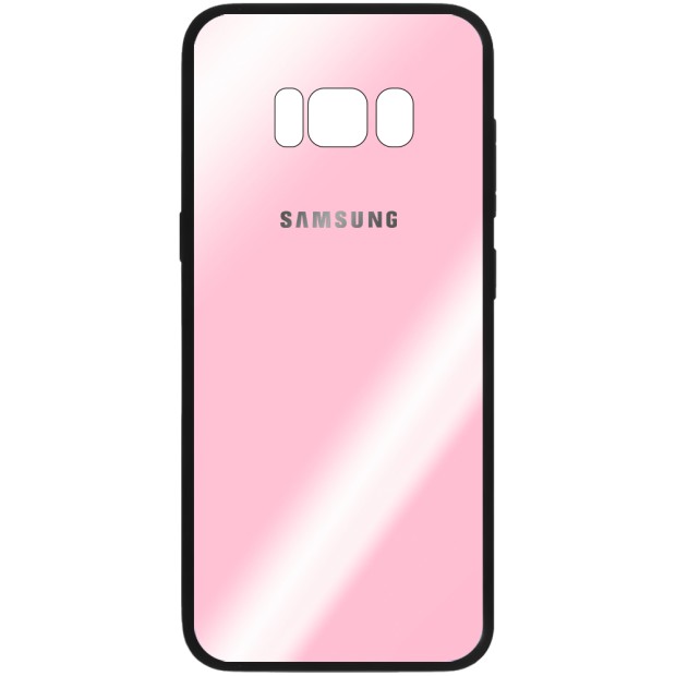 Накладка Glass Case Samsung Galaxy S8 Plus (розовый)