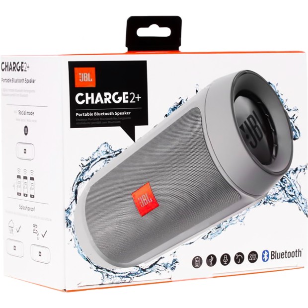 Колонка Charge 2+ Bluetooth (Серый)