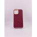 Чехол Kajsa Snake Pattern iPhone 15 (Burgundy)