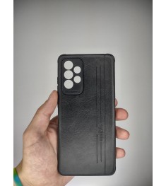 Накладка Leather Case Samsung Galaxy A52 (Чёрный)