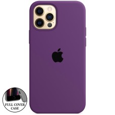Силикон Original Round Case Apple iPhone 12 / 12 Pro (02) Ultra Violet
