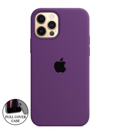 Силикон Original Round Case Apple iPhone 12 / 12 Pro (02) Ultra Violet