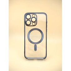 Чехол UMKU Shining with MagSafe Apple iPhone 15 Pro Max (Black)