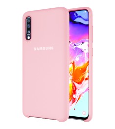 Силиконовый чехол Original Case Samsung Galaxy A70 (2019) (Розовый)