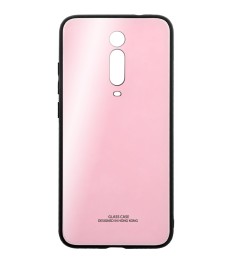 Накладка Glass Case Xiaomi Redmi Mi9T / K20 Pro (Розовый)
