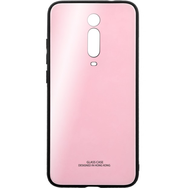 Накладка Glass Case Xiaomi Redmi Mi9T / K20 Pro (Розовый)