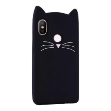Силикон Kitty Case Чехлы для Xiaomi Mi A2 / Mi6x (Чёрный)