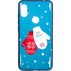 Силиконовый чехол Christmas Case Xiaomi Redmi Note 6 / Note 6 Pro (Glove)