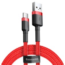 USB-кабель Baseus Cafule Special Edition 3A (1m) (Type-C) (Красный) CATKLF-B09