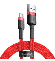 USB-кабель Baseus Cafule Special Edition 3A (1m) (Type-C) (Красный) CATKLF-B09
