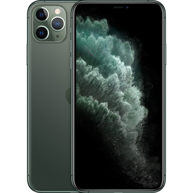 Мобильный телефон Apple iPhone 11 Pro Max 256Gb (Midnight Green) (Grade A+) 82% Б/У