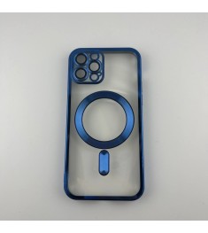 Чехол UMKU Shining with MagSafe Apple iPhone 12 Pro (Steel blue)