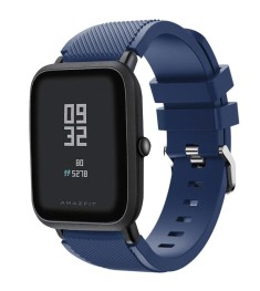 Ремінець Original Design Xiaomi Amazfit Bip 22мм (Buckle) (Темно-синій) (Ребрист..