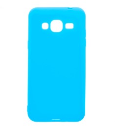 Силиконовый чехол iNavi Color Samsung Galaxy J5 (2015) J500 (голубой)