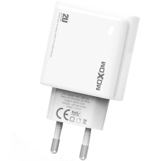 СЗУ-адаптер MOXOM (MX-HC20) + MicroUSB-кабель 2.4A 2USB
