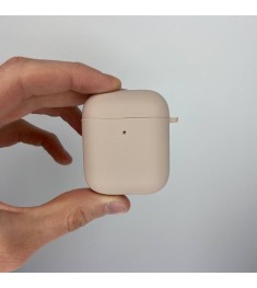 Чехол для наушников Full Silicone Case with Microfiber Apple AirPods Pink Sand