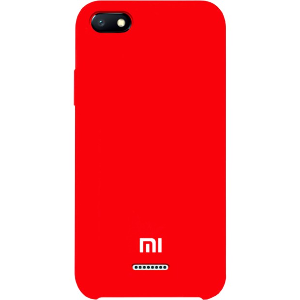 Силикон Original 360 Case Logo Xiaomi Redmi 6A (Красный)