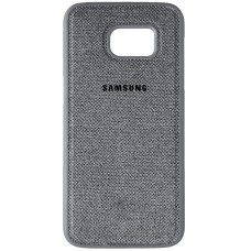 Силикон Textile Samsung Galaxy S7 Edge (Серый)