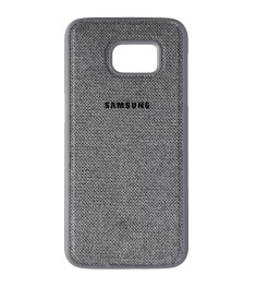 Силикон Textile Samsung Galaxy S7 Edge (Серый)