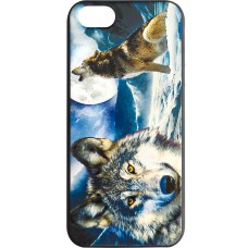 Чехол Print Case Apple iPhone 5 / 5s / SE (Wolf)