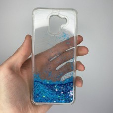 Силикон Liquid Fashion Samsung Galaxy J6 (2018) J600 (Blue)