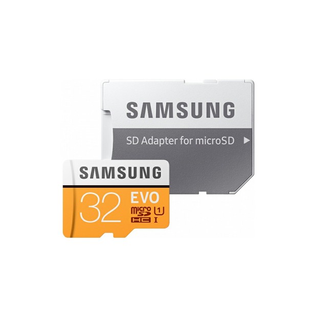 Карта памяти Samsung UHS-I 32GB сlass10 + SD адаптер (MB-MC32GA/RU)