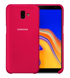 Силиконовый чехол Original Case Samsung Galaxy J6 Plus (2018) J610 (Малиновый)
