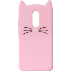 Силикон Kitty Case Xiaomi Redmi Note 4x (Розовый)