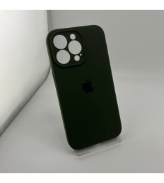 Силикон Original RoundCam Case Apple iPhone 13 Pro (69) Atrovirens