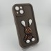 Чехол Pretty Things Case Apple iPhone 15 (Brown/Rabbit)