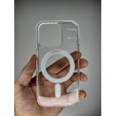 Чехол Clear Case with MagSafe Apple iPhone 15 Pro (Прозрачный)