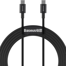 USB-кабель Baseus Superior 100W (2m) (Type-C to Type-C) (Чёрный) CATYS-C01