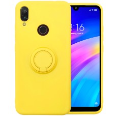Чехол Ring Silicone Case Xiaomi Redmi Note 7 (Жёлтый)