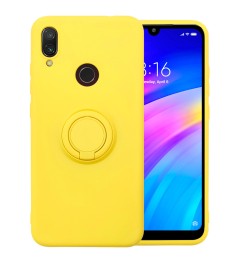 Чехол Ring Silicone Case Xiaomi Redmi Note 7 (Жёлтый)