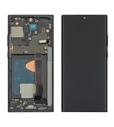 Дисплей для Samsung N985F Galaxy Note 20 Ultra с чёрным тачскрином и чёрной корп..