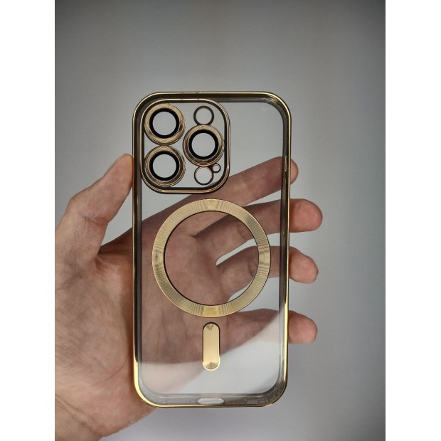 Чехол UMKU Shining with MagSafe Apple iPhone 14 Pro (Gold)