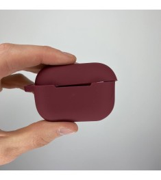 Чехол для наушников Full Silicone Case Apple AirPods Pro 2 (Marsala)