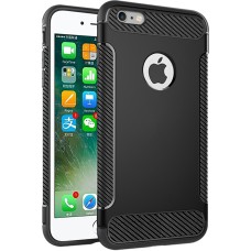Силикон Soft Carbon Apple iPhone 6 Plus / 6s Plus (Чёрный)
