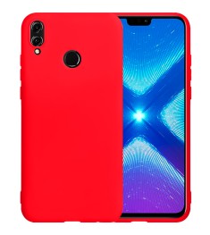 Силиконовый чехол iNavi Color Huawei Honor 8X (Красный)