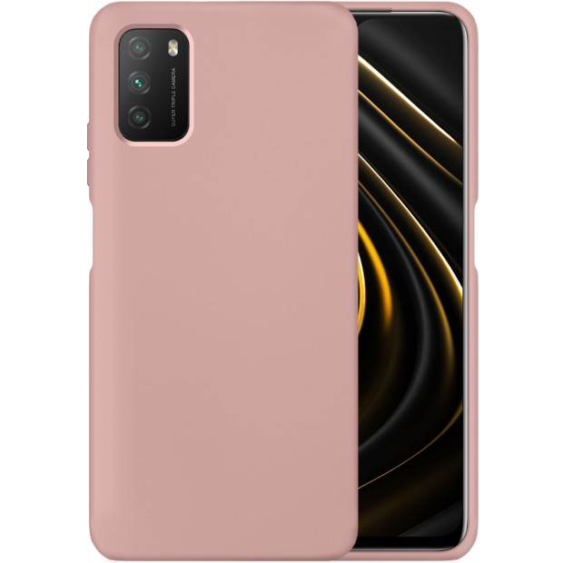 Силикон Original 360 Case Xiaomi Poco M3 (Пудровый)