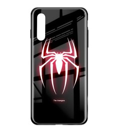 Накладка Luminous Glass Case Samsung A50 (2019) (Spiderman)