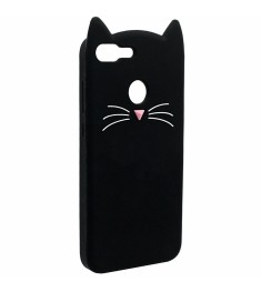 Силиконовый чехол Kitty Case Huawei Honor 9 Lite (чёрный)