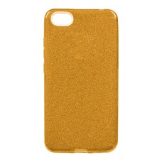 Силиконовый чехол Glitter Xiaomi Redmi 6A (Золотой)